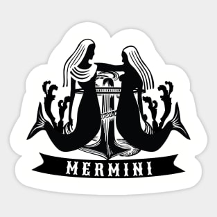 Mermaid Gemini Sticker